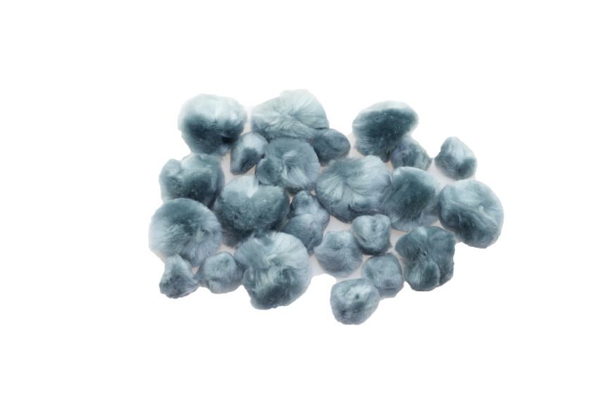 Pompony super puszyste szare POM40 Brewis